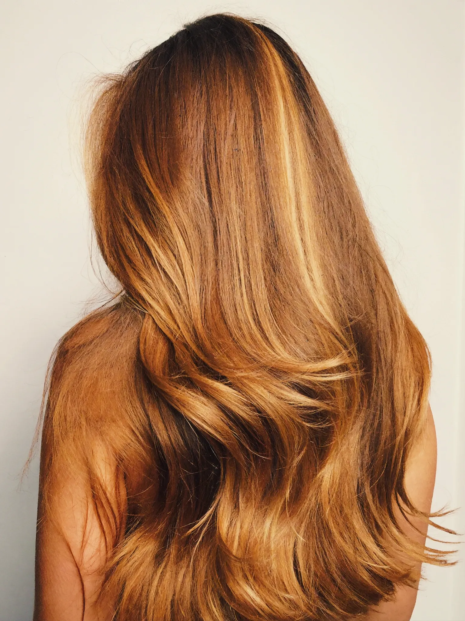 Honey caramel balayage